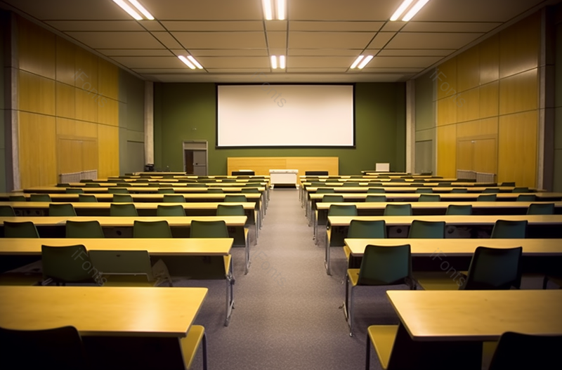 整齐地大学中空无一人的教室,高清,摄影图,摄影图片,图片大全,摄影图免费下载